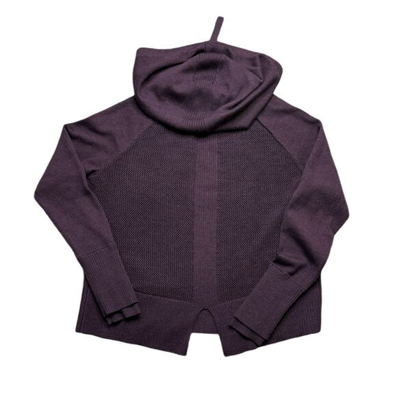 Athleta Verona Wool Blend Sweater Hoodie Size Small Retail $219 - Picture 3 of 10